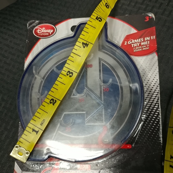New Marvel Avengers 5" Pinball & Maze Game Disney Store 2 Games in 1 - Picture 6 of 16